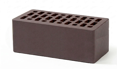 Картинка Кирпич - Облицовочный кирпич Облицовочный Полуторный : М-200 размером 120x250x88. Цвет серый, производство Вышневолоцкая Керамика 