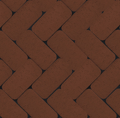 Брусчатка тёмно-красная "Эдинбург" классик R Брусчатка тёмно-красная "Эдинбург" классик R