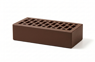 Картинка Кирпич - Облицовочный кирпич Облицовочный Одинарный : М-150 размером 120x250x65. Цвет коричневый, производство Терекс кирпичный завод 